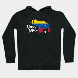 Venezuela Map Zona 7 estrellas Hoodie